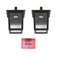 thumbnail image 6 of LNC Outdoor Wall Sconce,1-Light Black Lantern Wall Light with Clear Glass Shade(2pcs/pack), 6 of 6