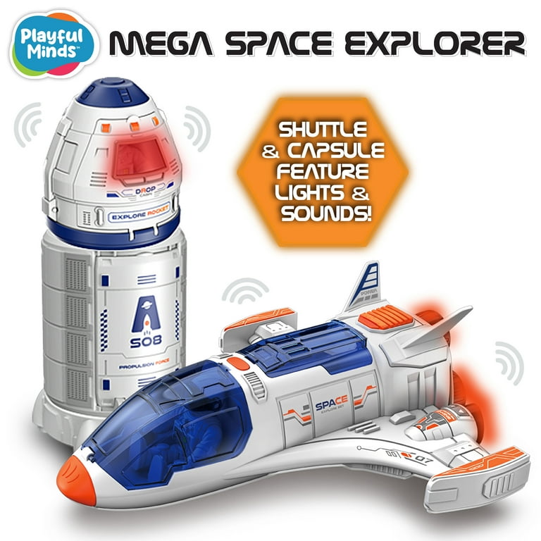 Playful Minds: Mega Space Explorer - 15pc Lights & Sounds