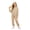 02AA Khaki, variant on Toddler Girl Clothes 2 Piece Outfits Girls Tracksuit Activewear Long Sleeve Checkered Sweatshirts+Sweatpants Girls Matching Sets