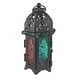 thumbnail image 3 of Candelero Marroquí Retro Vintage A Prueba De Viento, Candelabro De Cristal De Color Y Hierro, Farol Para Navidad, Boda, Patty Vogacara HA025900-01, 3 of 5
