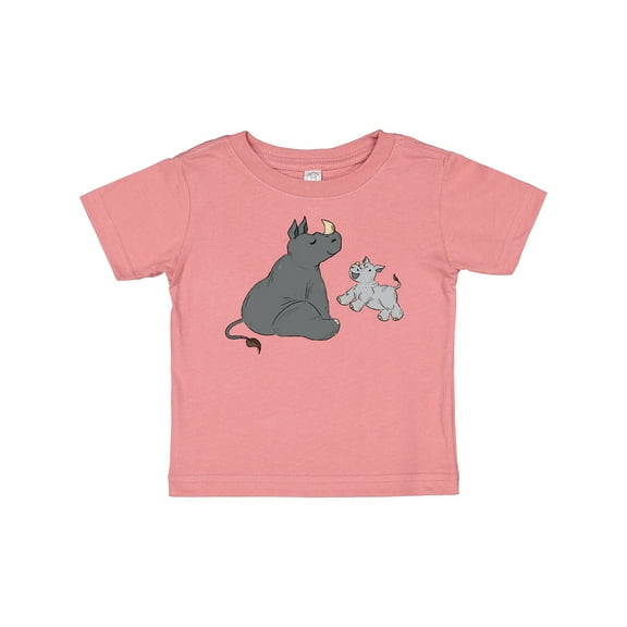 Inktastic Cute Rhinos Boys or Girls Baby T-Shirt