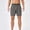 Gray, variant on YLSDY Men's Athletic Running Shorts Quick Dry Workout Shorts Lightweight Sports Gym Basketball Short Pants Hiking Shorts Black L