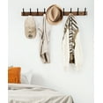 thumbnail image 4 of 2 Pack Coat Rack Wall Mount, Wood Wall Hooks for Hanging, Wooden Coat Hooks Wall Mount, Entryway Hat Rack Wall Hanger Hooks for Hanging Coat Bag and Towel, 4 of 9
