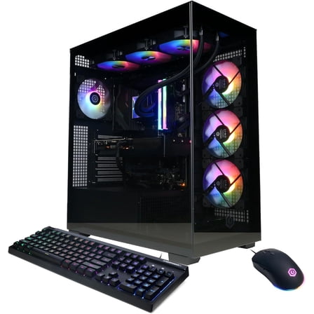 CyberPowerPC Gamer Xtreme VR Gaming PC, Intel Core i9-14900KF 3.2GHz, GeForce RTX 5070 12GB, 32GB DDR5, 2TB PCIe 4.0 SSD, WiFi Ready & Windows 11 Home (GXiVR8080A39)