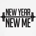 thumbnail image 3 of CafePress - New Year New Me Ringer T - 100% Cotton Ringed T-Shirt, 3 of 4