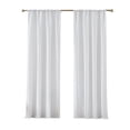 thumbnail image 5 of Truly Soft Everyday 100% Microfiber Polyester White 2-Piece 50x84 Window Curtains with Rod Pocket, Solid Casual themed, Adult Bedding, OEKO-TEX Certified, 5 of 8