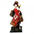 thumbnail image 3 of Muñecas Geisha japonesas étnicas, muñecas con kimono, muñeca Oriental artesanal, estatuilla de dama de 25cm para decoración de mesa de oficina en casa Estilo C, 3 of 8