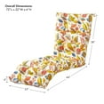 thumbnail image 4 of Greendale Home Fashions Esprit Floral 72 x 22 in. Outdoor Chaise Lounge Chair Cushion, 4 of 9