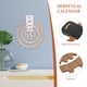 thumbnail image 3 of GOOHOCHY Calendario perpetuo de pared: Calendario giratorio vintage de madera - Visualización manual de fecha circular perpetua para pared, ideal para el hogar, la oficina y la escuela., 3 of 8