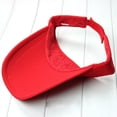thumbnail image 2 of Sun Sports Visor Hats Adjustable Hat Summer Cotton Cap for Men Women,Red, 2 of 2