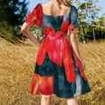 thumbnail image 4 of Tulip Field at Night Sleeveless Dress dresses ladies 2024 summer prom dresses, 4 of 6