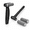 Black, variant on Long Handle Lotion Applicator, Teal, 10.31 x 4.49 x 2.05 Inches
