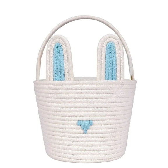 XKHZJL Large Blanket Basket for Living Room, Rainbow Rope Basket for Classroom Organization, Toy Storage Basket, Woven Kids Laundry Basket, Baby Toy Box, Cute Storage Basket, Nursery Hamper
