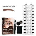 thumbnail image 2 of Fiudx Ofertas Flash Artículos En Oferta Juego De Cejas Con Pincel Para Cejas, Fácil De Colorear, No Fácil De Aplicar Y Duradero Sin Maquillaje, 2 of 6