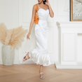 thumbnail image 4 of EIMELI Robe Maxi à Bretelles Spaghetti pour Femme Sans Manches Dos Nu Décolleté Plongeant Ourlet à Volants Longue Robe Sortie Robes Camisole, 4 of 6