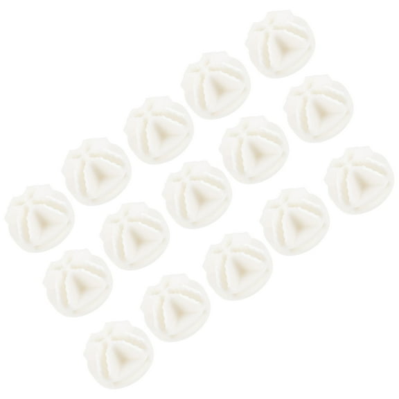 GOOHOCHY  20 Pcs Plastic Connectors for Wire Storage Cubes Kitchen Cabinet Shelf Clips Child White