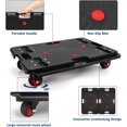 thumbnail image 2 of Nellyke Furniture Dolly, 4 Pack Small Flat Moving Dolly, Furniture Movers with 4 Wheels, 500Lbs Capacity, Connectable and Portable Dollies for Heavy Appliance, Black, 2 of 7