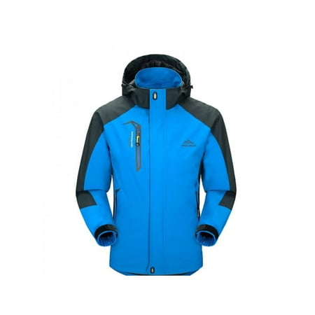 Topumt Men Sport Waterproof Hiking Jacket Winter Ski Outdoor Raincoat