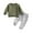 Army Green, variant on AJZIOJIRO Toddle Baby Sweatshirt Tracksuit 2Pcs Set for Boys Girls Sweatshirt Jogger Pants Outfit Set Letters Embroidery Sweatsuit and Active Pant Outfits Newborn Spring Autumn Clothes Set for 1M-3Y
