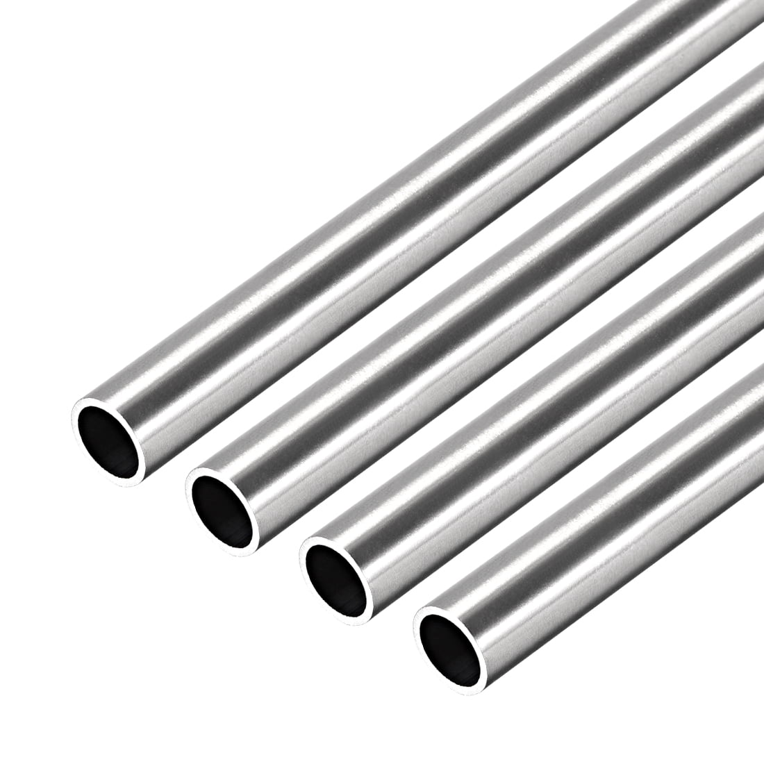 uxcell 304 Stainless Steel Round Tubing 9mm OD 0.4mm Wall Thickness 250mm Length Seamless Straight Pipe Tube 