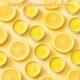 thumbnail image 6 of Giphtpoeet 100 Pack Citronella Tealight Candles Natural Soy Wax Citronella Tea Lights Candles Bulk Smokeless Outdoor Indoor Burning Time for 4 hours, 6 of 9