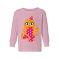 thumbnail image 1 of Awkward Styles 4th Birthday Toddler Long Sleeve Shirt Cute Octopus Kids T-Shirt, 1 of 4