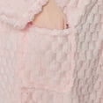 thumbnail image 4 of Htigea Womens Robes Soft Comfy Long Bathrobe Solid Color Loungewear Winter Warm Nightgown with Pocket Pink,Free Size, 4 of 5