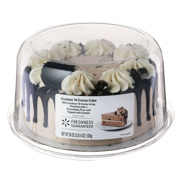 Freshness Guaranteed 7” Cookies 'N Creme Cake, 36 oz - Walmart.com