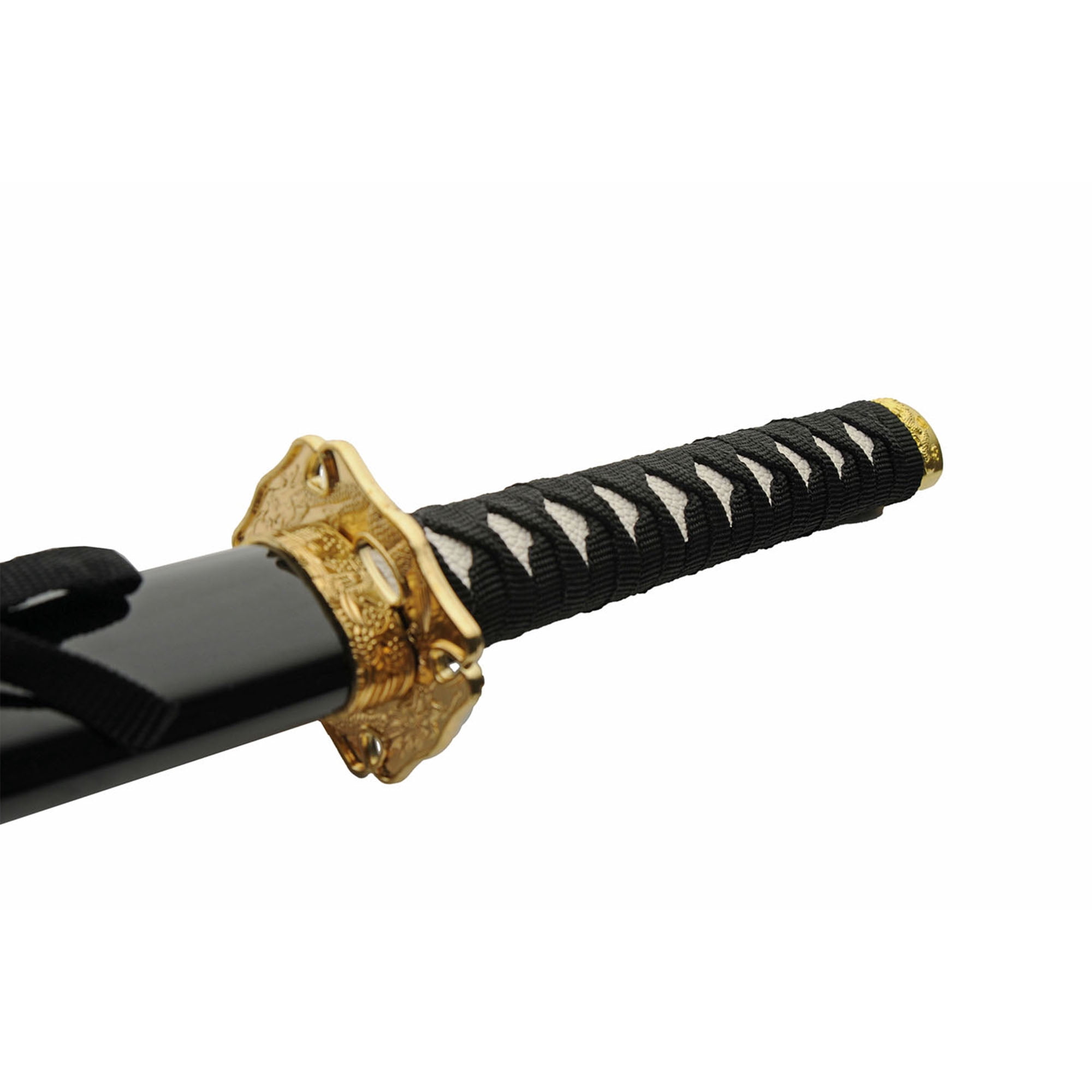 SZCO Double Dragon Samurai Display Piece, 39.5" Overall Length, Carbon Steel with Wrapped Handle Decorative Collectible & Home Display