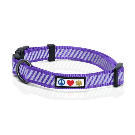 UPC: 0735255518528 | Pawtitas Reflective Dog Collar for Dog and Puppies Extra Small and Small Puppies – Purple S Collar