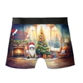 thumbnail image 2 of Merry Christmas Ragdoll Santa Hat Xmas Tree Winter Holiday All Over Print Boxer Briefs Underwear for Men Dad Cat Lover Kitten Owner Gifts Idea - 01013, 2 of 6