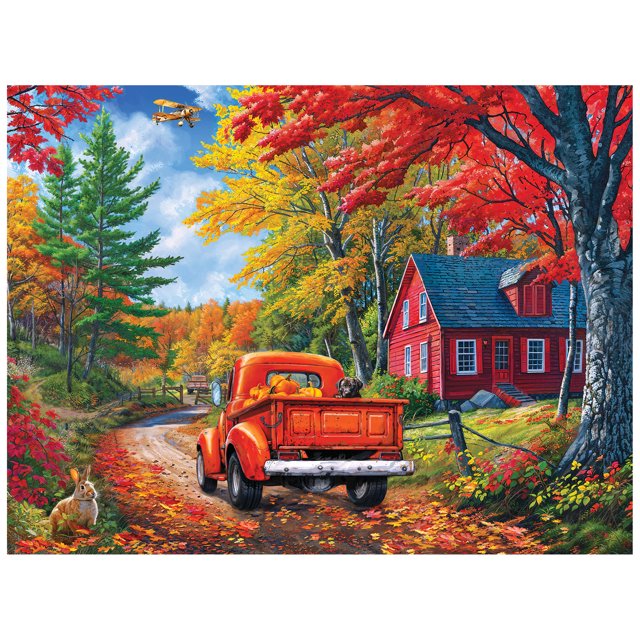RoseArt - Kodak Premium 350-Piece - MAINE ROAD- Adult Interlocking Puzzle