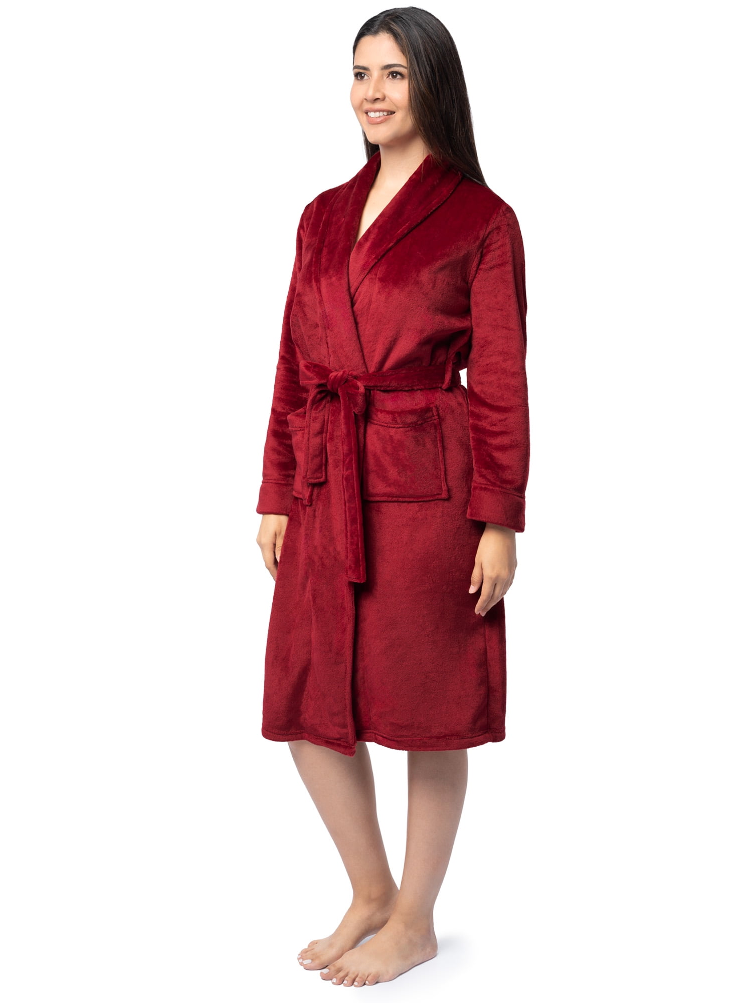 Fruit of the Loom Women's Beyond Soft Fleece Robe, Sizes XS/S-4X