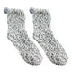 thumbnail image 1 of 1 par de calcetines de de invierno de lana , calcetines cómodos para dormir - gris Sunnimix Calcetines de algodón para mujer, 1 of 6