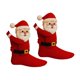 thumbnail image 4 of Calcetines navideños 3D novedosos y cálidos, hechos a mano, para regalar en cumpleaños a amigos. Papá Noel, 4 of 9