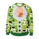 thumbnail image 1 of Sudadera con estampado del Día de San Patricio para hombre, jersey de chándal de gran tamaño con estampado de Calavera, ropa de calle con cuello redondo, 1 of 4