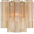 thumbnail image 4 of ADD-303-AG-AM Crystorama Lighting Addis - 2 Light Wall Sconce-14.5 Inch Tall and 14.5 Inch Wide-Aged Brass Finish-Amber Glass Color, 4 of 8