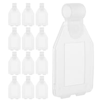 PAMINGONO 20Pcs Price Tag Hanging Sign Transparent PP Rectangular For Retail Stores Information Visibility