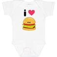 thumbnail image 3 of Inktastic I Love Cheeseburgers Boys or Girls Baby Bodysuit, 3 of 5