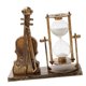 thumbnail image 5 of Estatua de reloj de arena con forma de violín, temporizador de arena, reloj de arena, adorno decorativo, reloj de arena para Dorado, 5 of 9