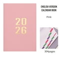 thumbnail image 4 of Coollooc 2026 Planner, Monthly, 8.35" x 5.79", Pocket Size, January 2026 - December 2026, Organizer Daily & Yearly Schedule for Work, School & Women(Pink), 4 of 7