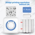 thumbnail image 1 of Label printer,All-in-one Printer Portable With 11 Paper Support Bt With 57mm Compatible With Compatible With Ios Printer Support Paper Rolls Printer Portable Printer With Ios Android Rolls 5 Paper, 1 of 7