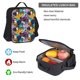 thumbnail image 5 of Easygdp Retro Panther Mochila para Niños y Niñas con Set de Caja de Almuerzo y Estuche para Lápices 3 en 1, Mochila Escolar Estampada para Adolescentes, 5 of 7