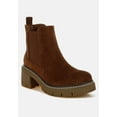 thumbnail image 2 of Vostok Suede Chunky Chelsea Boots, 2 of 10