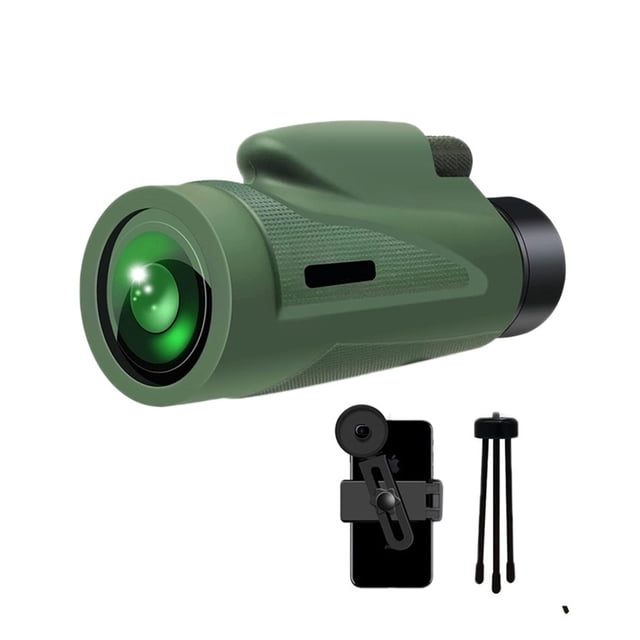 12X50 Monocular Outdoor Camping Travel Hunting HDTelescope With Tripod MobilePhone Holder Watching Bird ,Easy Adjustment