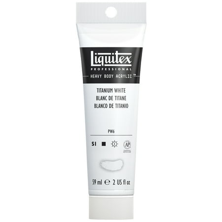 UPC: 0094376922042 | Liquitex Professional Heavy Body Acrylic Color  2 oz. Tube  Titanium White