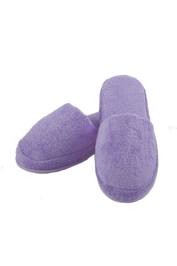 Turkish Luxury Spa Slippers for Men and Women, 100% Cotton Terry House Slippers Indoor/Outdoor, Made in Turkey