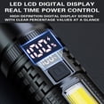 thumbnail image 6 of ICQOVD Rechargeable High Power LED Flashlight with COB Work Light Handheld Torch for Emergency and Camping, 6 of 8