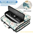 thumbnail image 6 of Zipper Binder with Shoulder Strap 2 inch 3 Ring Waterproof File Folder Organizer Bag 500 Sheet Turtles and Sea Plants Pattern, 6 of 8