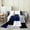 Multi 05, variant on Kids Navy Blue Geometric Plush Blanket Modern Square Art Throw Blanket for Women Men Bedroom Black Gray White Decor Flannel Fleece Blanket Geometric Fuzzy Blanket 40"x50"